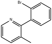 2-(2-BROMOPHENYL)-3-METHYLPYRIDINE,898554-75-1,结构式