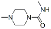 1-Piperazinecarboxamide,N,4-dimethyl-(7CI),89856-17-7,结构式