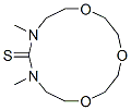 10,12-Dimethyl-1,4,7-trioxa-10,12-diazacyclotetradecane-11-thione,89863-08-1,结构式