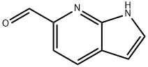 1H-ピロロ[2,3-B]ピリジン-6-カルブアルデヒド 化学構造式