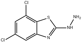 5,7-DICHLORO-2(3H)-BENZOTHIAZOLONEHYDRAZONE Structure