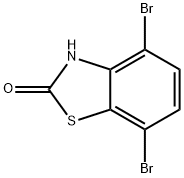 4,7-DIBROMO-2(3H)-BENZOTHIAZOLONE 结构式