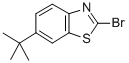2-ブロモ-6-(1,1-ジメチルエチル)ベンゾチアゾール 化学構造式