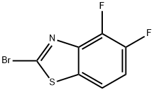 2-BROMO-4,5-DIFLUOROBENZOTHIAZOLE Structure