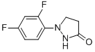 1-(2,4-DIFLUOROPHENYL)-3-PYRAZOLIDINONE Struktur