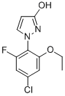 1-(4-CHLORO-6-ETHOXY-2-FLUOROPHENYL)-3-HYDROXY-1H-PYRAZOLE Structure