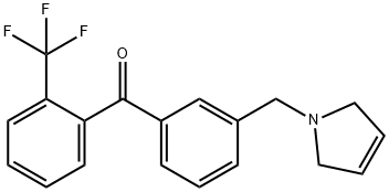 3'-(3-PYRROLINOMETHYL)-2-TRIFLUOROMETHYLBENZOPHENONE
