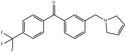 3-(3-PYRROLINOMETHYL)-4'-TRIFLUOROMETHYLBENZOPHENONE