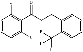2',6'-DICHLORO-3-(2-TRIFLUOROMETHYLPHENYL)PROPIOPHENONE
