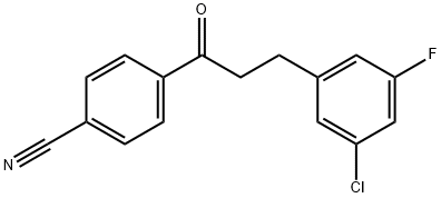 3-(3-클로로-5-플루오로페닐)-4'-시아노프로피오페논