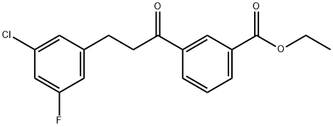 3'-카보에톡시-3-(3-클로로-5-플루오로페닐)프로피오페논