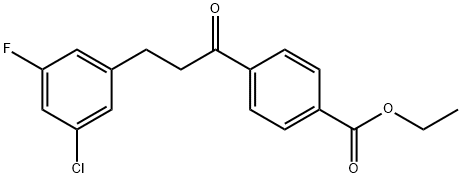 4'-카보에톡시-3-(3-클로로-5-플루오로페닐)프로피오페논