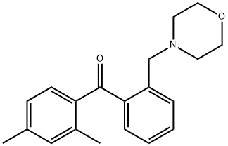 2,4-DIMETHYL-2'-MORPHOLINOMETHYL BENZOPHENONE Structure