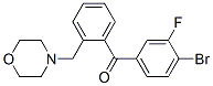 4'-BROMO-3'-FLUORO-2-MORPHOLINOMETHYL BENZOPHENONE,898750-62-4,结构式