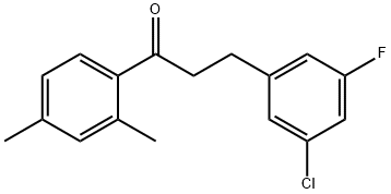 3-(3-CHLORO-5-FLUOROPHENYL)-2',4'-DIMETHYLPROPIOPHENONE