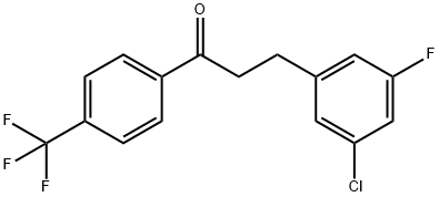 898751-04-7 3-(3-CHLORO-5-FLUOROPHENYL)-4'-TRIFLUOROMETHYLPROPIOPHENONE