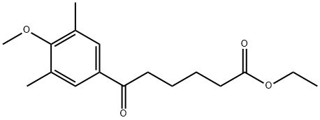 898751-06-9 6-(3,5-ジメチル-4-メトキシフェニル)-6-オキソヘキサン酸エチル