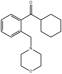 环己基(2-(吗啉代甲基)苯基)甲酮 结构式