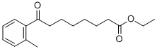 8-(2-メチルフェニル)-8-オキソオクタン酸エチル 化学構造式