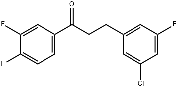 3-(3-CHLORO-5-FLUOROPHENYL)-3',4'-DIFLUOROPROPIOPHENONE