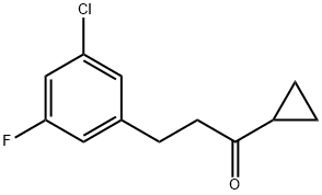 2-(3-CHLORO-5-FLUOROPHENYL)ETHYL CYCLOPROPYL KETONE