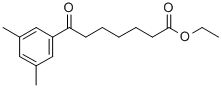 7-(3,5-ジメチルフェニル)-7-オキソヘプタン酸エチル 化学構造式