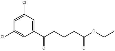 ETHYL 5-(3,5-DICHLOROPHENYL)-5-OXOVALERATE Structure