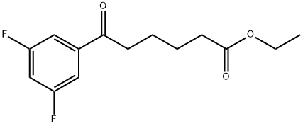 에틸렌6-(3,5-DIFLUOROPHENYL)-6-OXOHEXANOATE