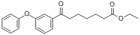 7-オキソ-7-(3-フェノキシフェニル)ヘプタン酸エチル 化学構造式