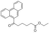 6-オキソ-6-(9-フェナントリル)ヘキサン酸エチル 化学構造式