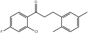 2'-CHLORO-3-(2,5-DIMETHYLPHENYL)-4'-FLUOROPROPIOPHENONE