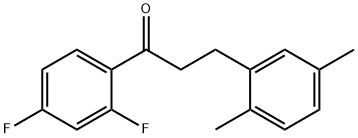 2',4'-DIFLUORO-3-(2,5-DIMETHYLPHENYL)PROPIOPHENONE