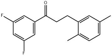 898754-10-4 3',5'-ジフルオロ-3-(2,5-ジメチルフェニル)プロピオフェノン