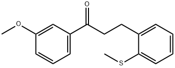 3'-METHOXY-3-(2-THIOMETHYLPHENYL)PROPIOPHENONE