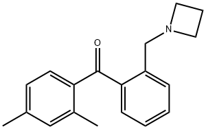 2'-AZETIDINOMETHYL-2,4-DIMETHYLBENZOPHENONE