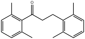 2',6'-ジメチル-3-(2,6-ジメチルフェニル)プロピオフェノン 化学構造式