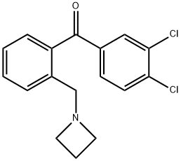 2'-AZETIDINOMETHYL-3,4-DICHLOROBENZOPHENONE