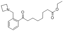 ETHYL 8-[2-(AZETIDINOMETHYL)PHENYL]-8-OXOOCTANOATE 化学構造式