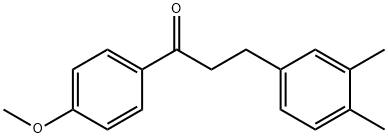 3-(3,4-DIMETHYLPHENYL)-4'-METHOXYPROPIOPHENONE,898755-68-5,结构式