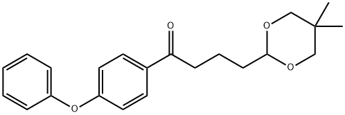 4-(5,5-DIMETHYL-1,3-DIOXAN-2-YL)-4'-PHENOXYBUTYROPHENONE Struktur