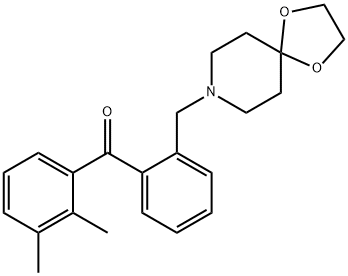 2,3-DIMETHYL-2'-[8-(1,4-DIOXA-8-AZASPIRO[4.5]DECYL)METHYL]BENZOPHENONE