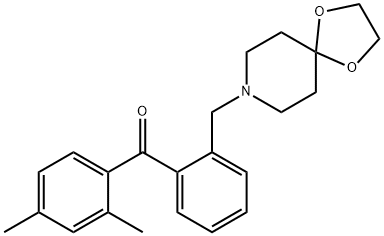 2,4-DIMETHYL-2'-[8-(1,4-DIOXA-8-AZASPIRO[4.5]DECYL)METHYL]BENZOPHENONE