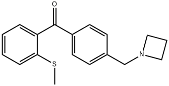 4'-AZETIDINOMETHYL-2-THIOMETHYLBENZOPHENONE