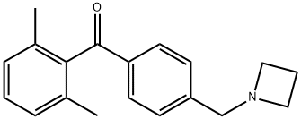 4'-AZETIDINOMETHYL-2,6-DIMETHYLBENZOPHENONE