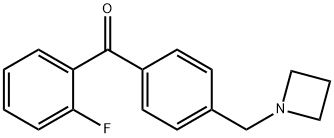 4'-AZETIDINOMETHYL-2-FLUOROBENZOPHENONE