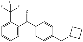 4'-AZETIDINOMETHYL-2-TRIFLUOROMETHYLBENZOPHENONE