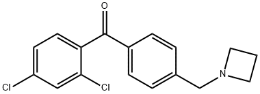 4'-AZETIDINOMETHYL-2,4-DICHLOROBENZOPHENONE