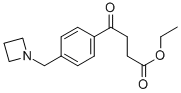 ETHYL 4-[4-(AZETIDINOMETHYL)PHENYL]-4-OXOBUTYRATE Structure