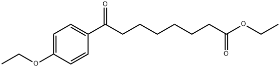 ETHYL 8-(4-ETHOXYPHENYL)-8-OXOOCTANOATE Structure