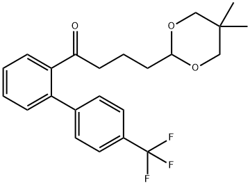 4-(5,5-DIMETHYL-1,3-DIOXAN-2-YL)-2'-[(4-TRIFLUOROMETHYL)PHENYL]BUTYROPHENONE